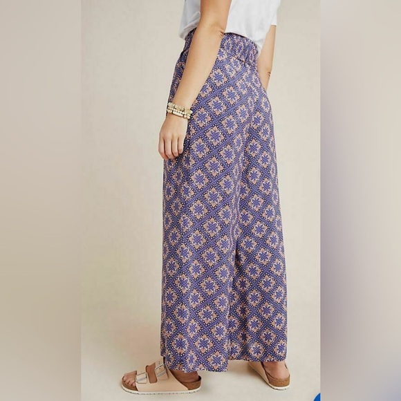 Anthropologie MAEVE Palazzo Pants in Terrace Floral - Picture 4 of 14